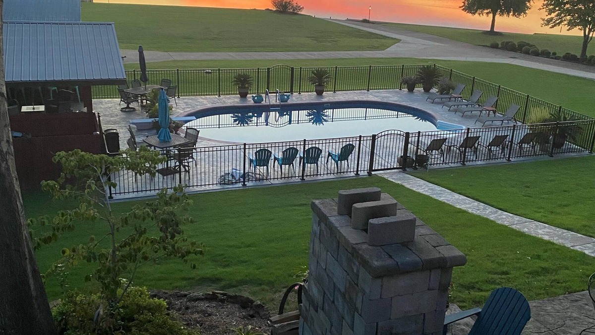 Huron Apartment | Outdoor family time on the patio, at the pool-pool house, or on the boat dock!