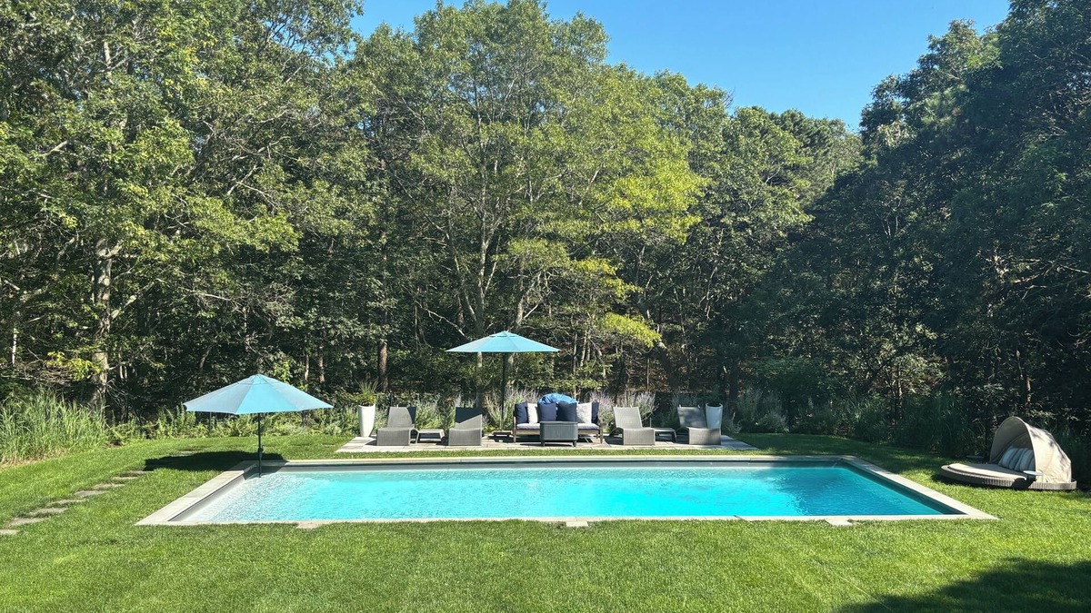 Northwest Harbor House | Outdoor living.Ideal location in East Hampton with resort inspired backyard!