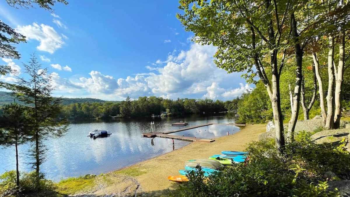 Windsor House | Outdoor Playground on Lake and Close to Skiing