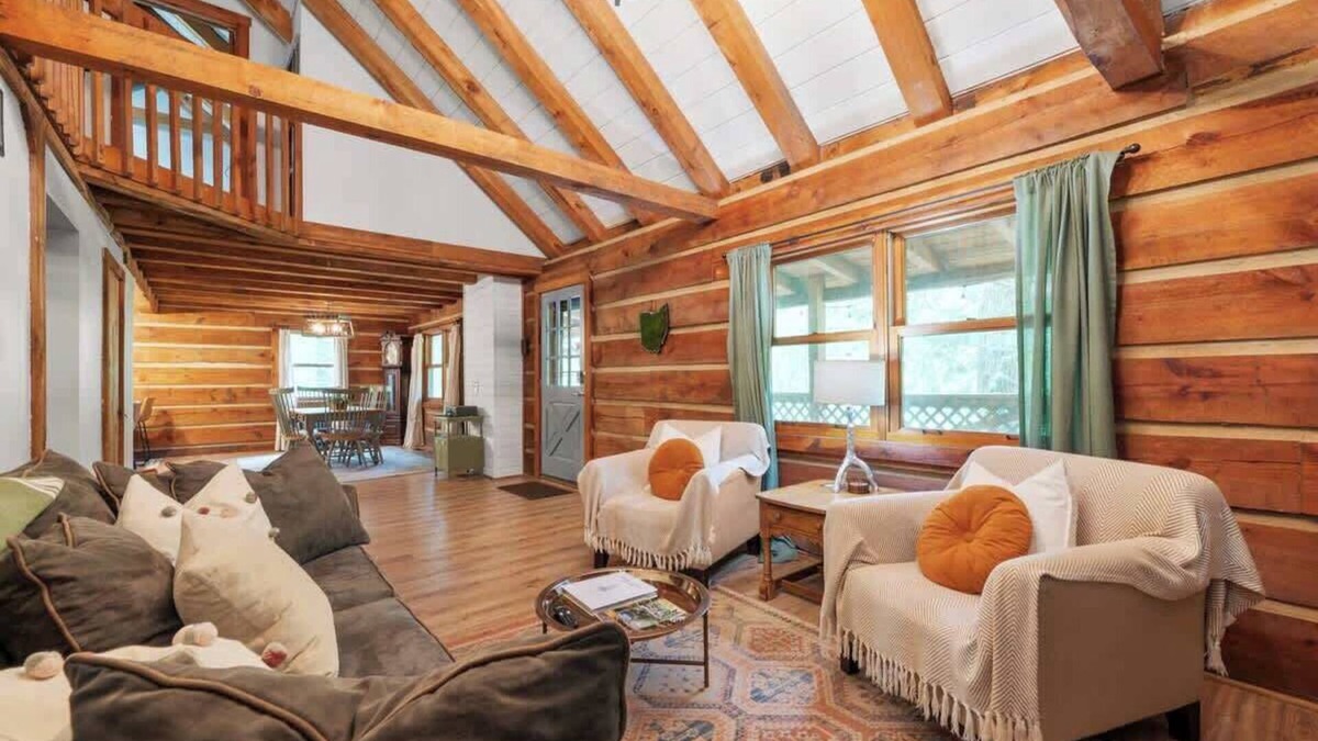 Rockbridge Cabin | Outdoors Sleeps7 Family Getaway Fun Arcade