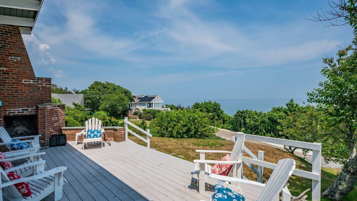 Sagamore Beach House | Outstanding ocean views with deeded access to a private Association beach just across the street!