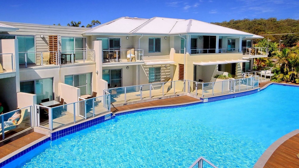 Salamander Bay Apartment | Overlooking the lagoon pool and with access to all the resort facilities