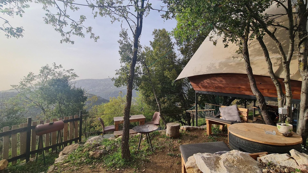 Kfardebian House | OWL NEST - LUXURIOUS TREEHOUSE EXPERIENCE WITH OUTDOOR HOT TUB