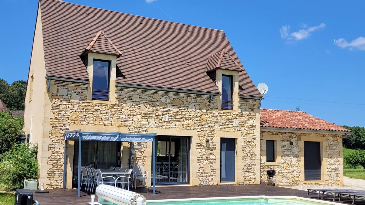 Saint-Genies House | Périgourdine house/Private heated swimming pool/Air con/10km Sarlat