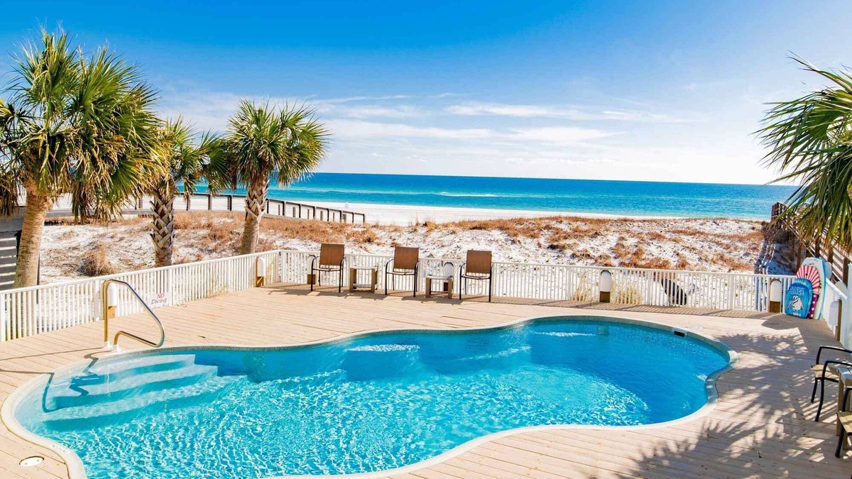 Orange Beach House | Palatial beachfront home w. private pool, direct Gulf views