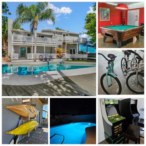 Palm Harbor House | Palm Harbor Waterfront with pool & Game room