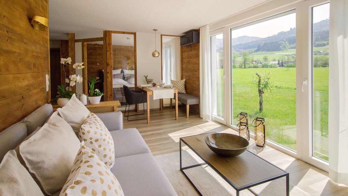 Winden im Elztal Apartment | Panorama Apartment Nussbaum, 48 qm, 1 Schlafzimmer, max. 2 Erwachsene + 1 Kind