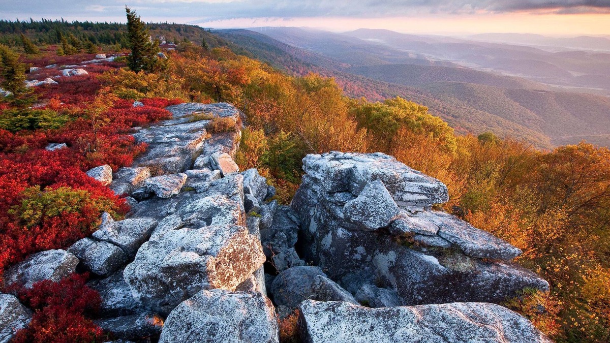 Seneca Rocks Cottage | Panoramic Paradise Cottage - Stunning View of Seneca Rocks from Porch