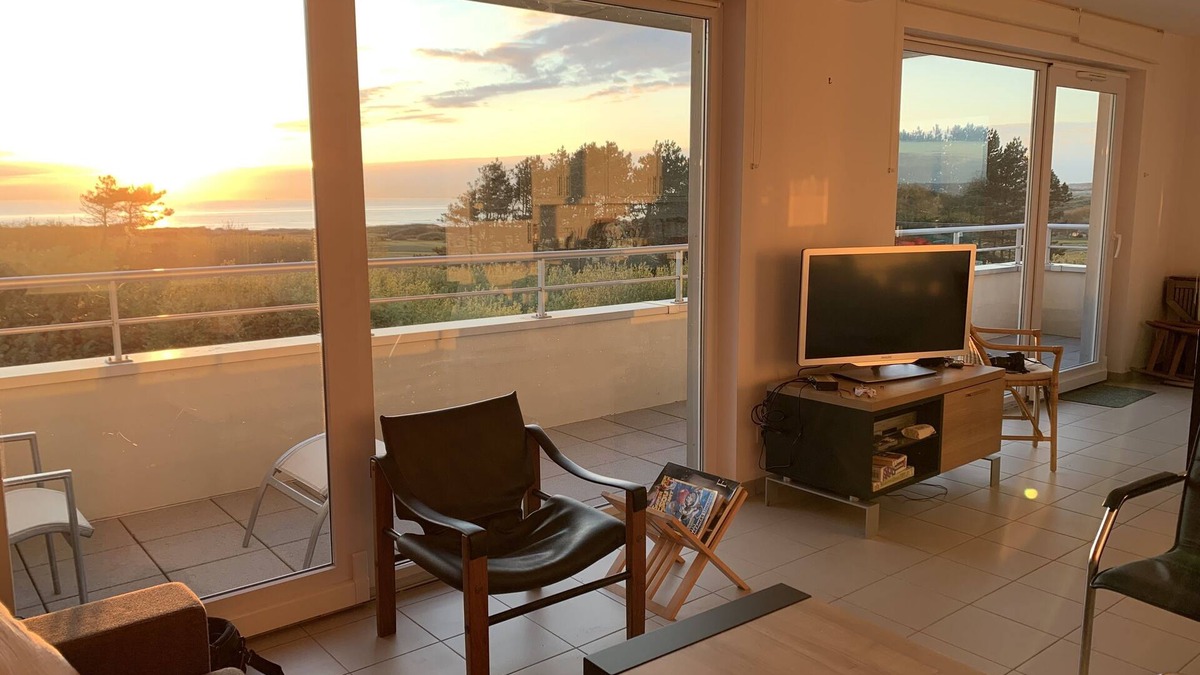 Wimereux Apartment | PANORAMIC sea, dunes and golf view apartment