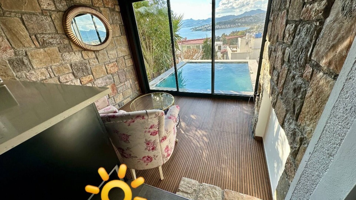 Bodrum City Center Villa | Panoramic Triplex with Jacuzzi