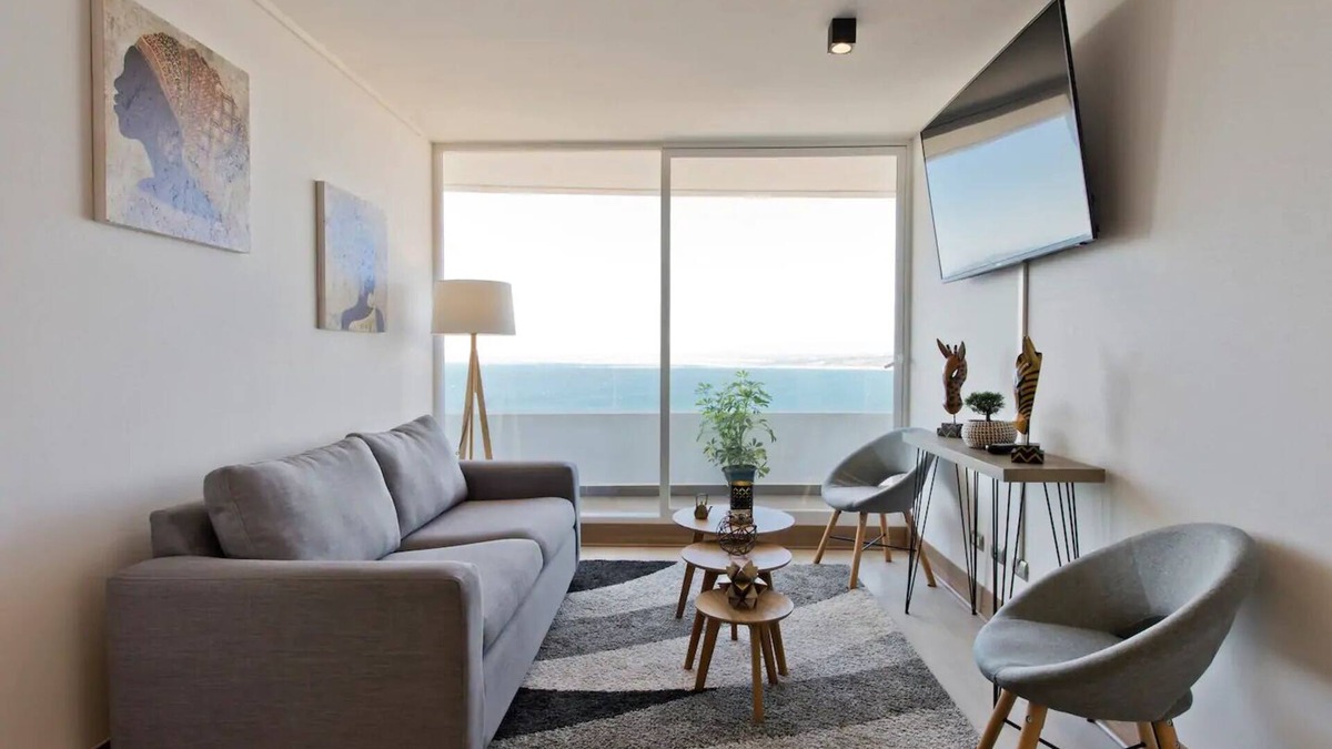 Concon Apartment | PANORAMIC VIEW 180º BAHÍA DE CONCÓN, FROM A FLOOR 19!
