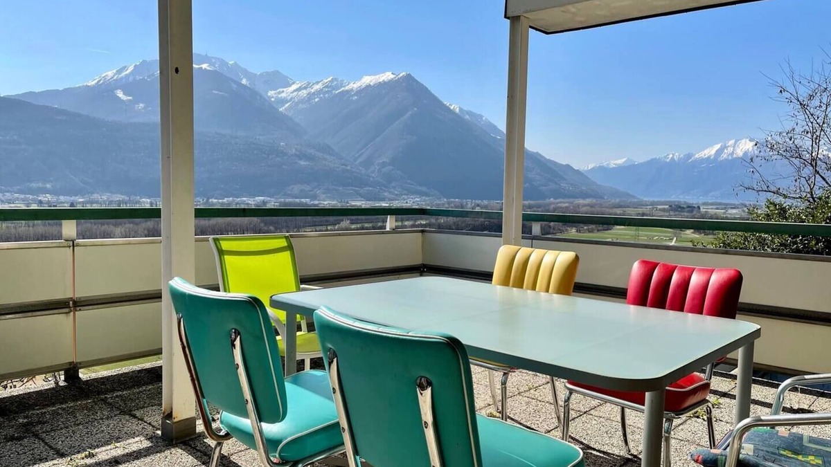 Gudo House | Panoramic View Bungalow w/Terrace & AC Between Locarno & Bellinzona