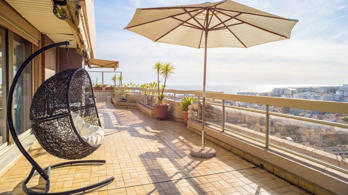 Saint Philippe Apartment | Panoramic view from massive terrace