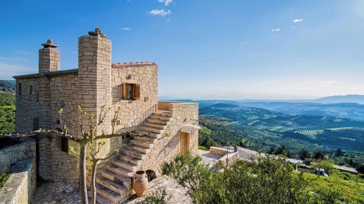 Vlachiana Villa | Panoramic View Villa in OliveGroves