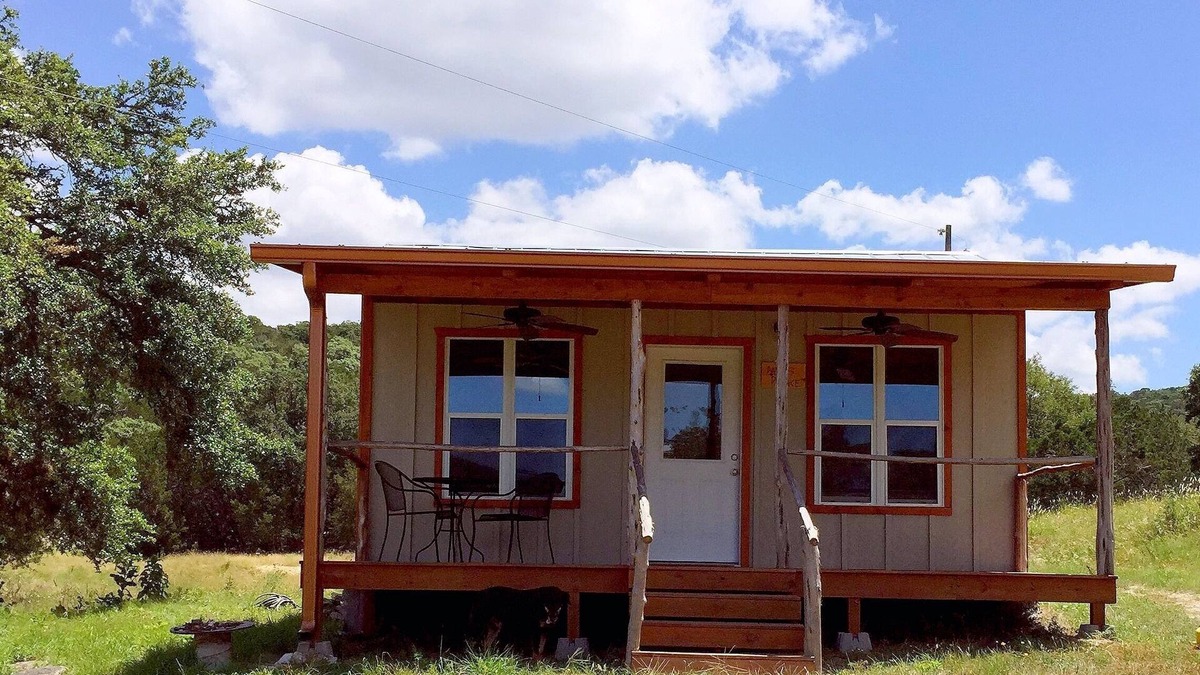 Ingram Cabin | Papa's Palace at Stacy Ranch, cabin on 120 acres between Ingram & Hunt, TX