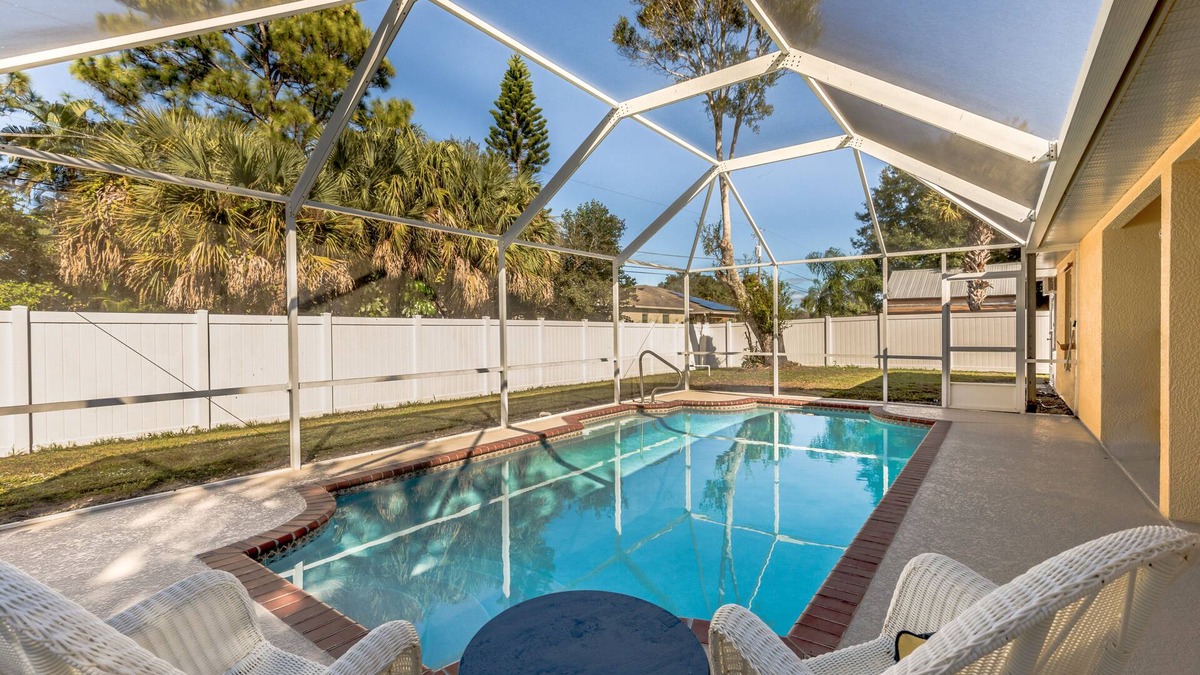 Sebastian Highlands House | Paradise Bliss! Heated Pool, Boat Parking, Fenced Yard, Near Beaches!