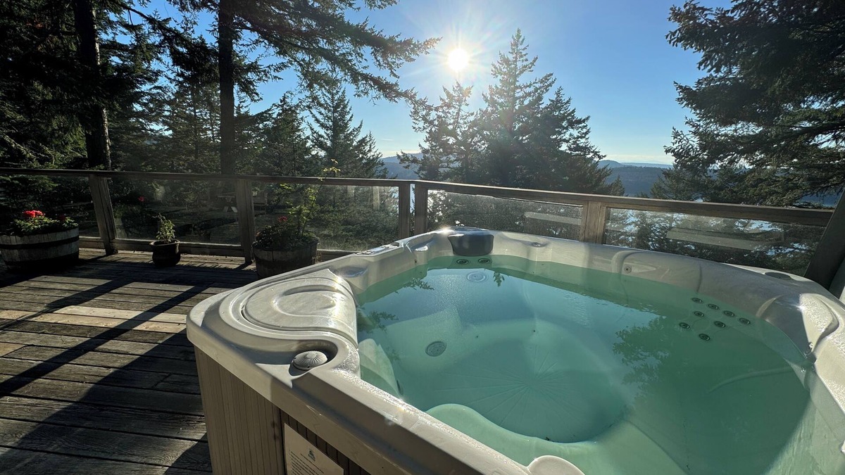 Rosario House | Paradise in Forest setting w/Ocean views, hot tub, close to town & Hiking