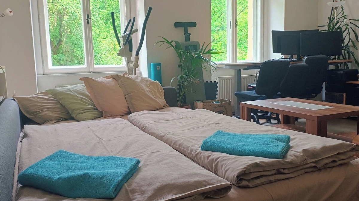 Smichov Apartment | Park View - a digital Nomad's dream