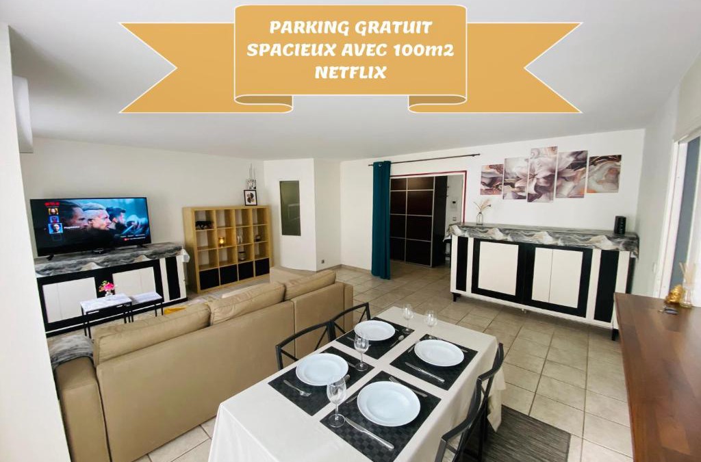 Centre Erlon Apartment | Parking & 100m2 en plein centre ville