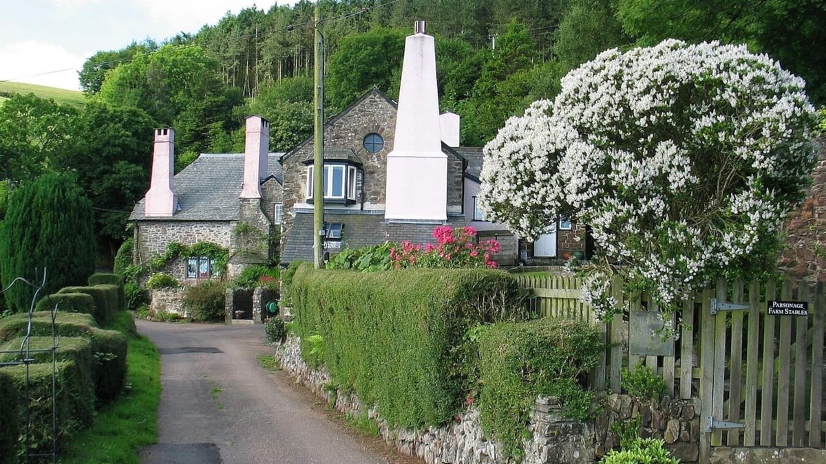 Culbone Cottage | Parsonage Farm Stables, with stunning views down to the sea