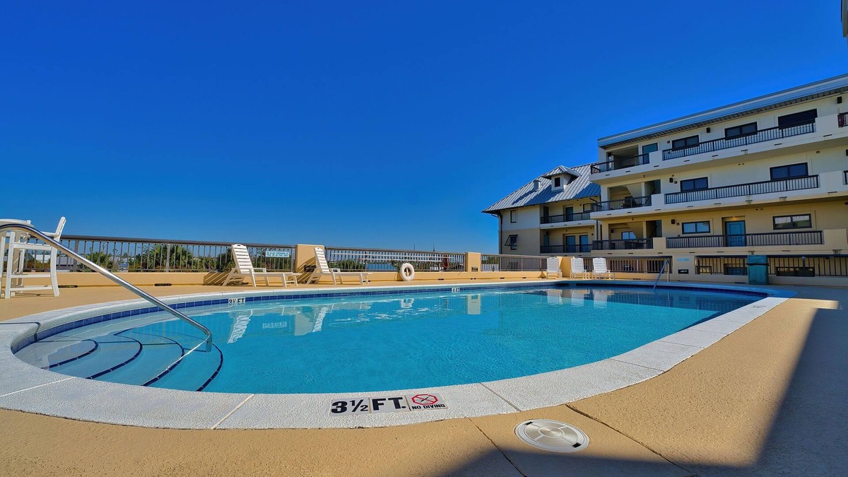 Mexico Beach Condo | Partial Gulf Views, Covered Parking, Pool, HotTub!