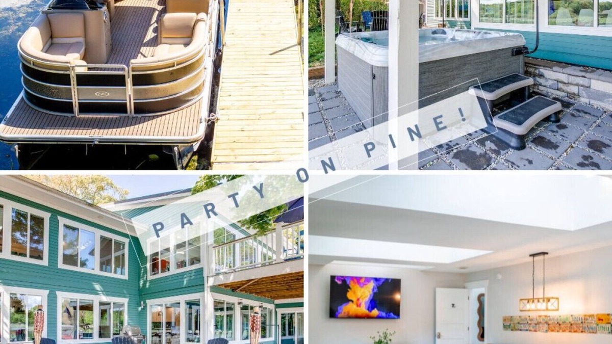 La Porte House | "Party on Pine" Pontoon & HotTub