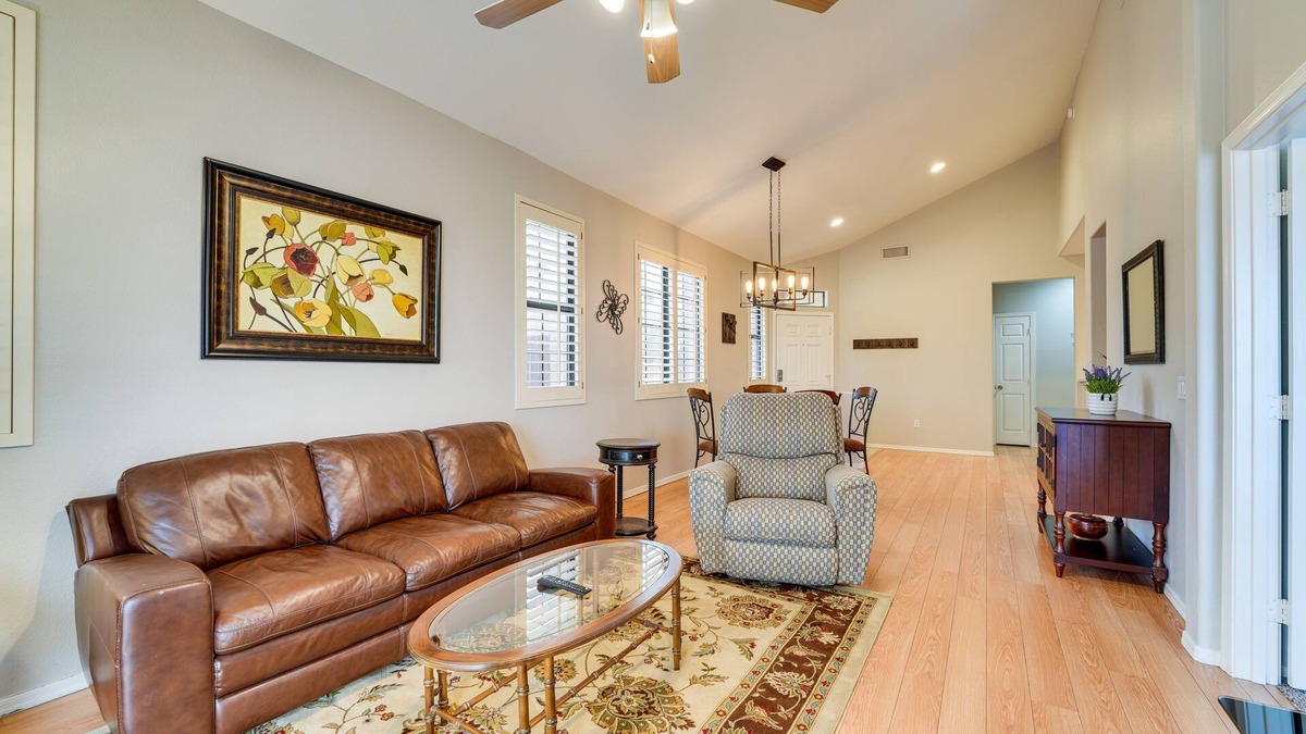 Mesa House | Patio, Grill & Pool Access: Cozy Arizona Retreat!