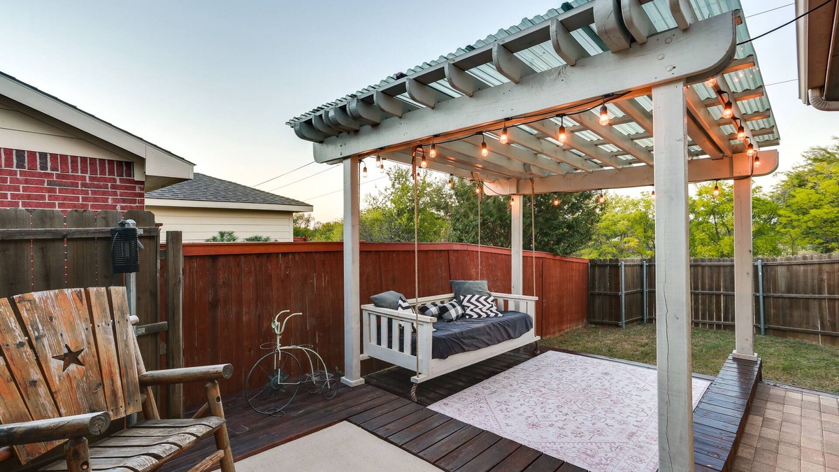 Denton County House | Patio, Pergola & Pool Access: Aubrey Retreat!