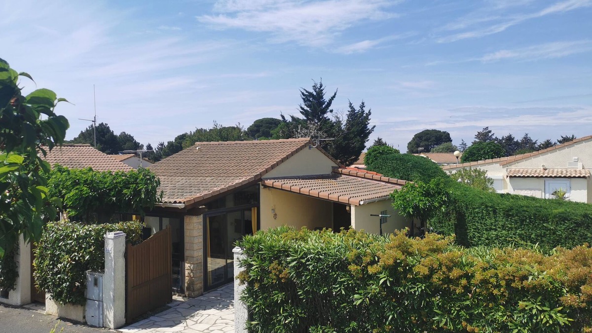 Vendres Cabin | Pavillon 3ch Dans Résidence Sécurisée Avec Piscines, Tennis et Proche des Plages