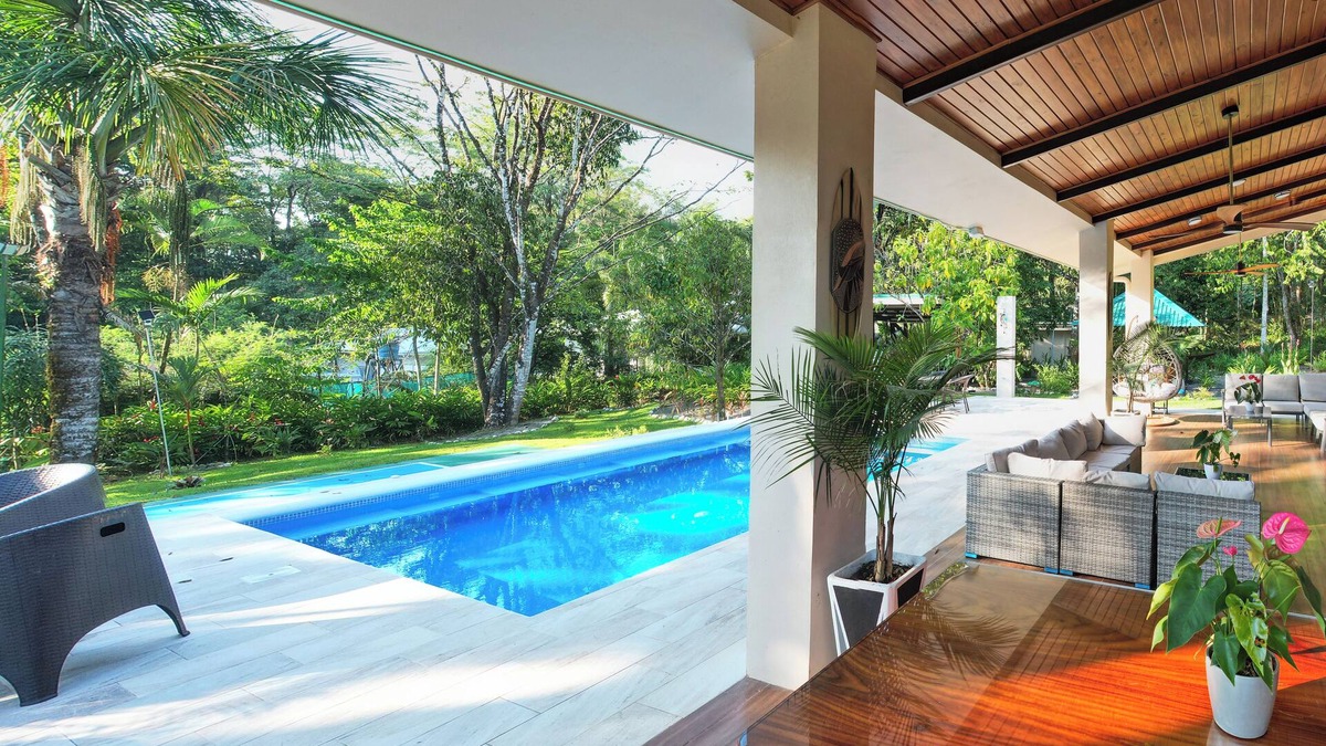 Pavones House | Pavones Athletic Club House with Pickleball Court, Pool, Gym, & Ice Plunge