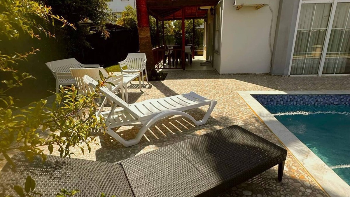 Kadriye Villa | Peacaful Holiday Villas-Palm,Private swimming pool