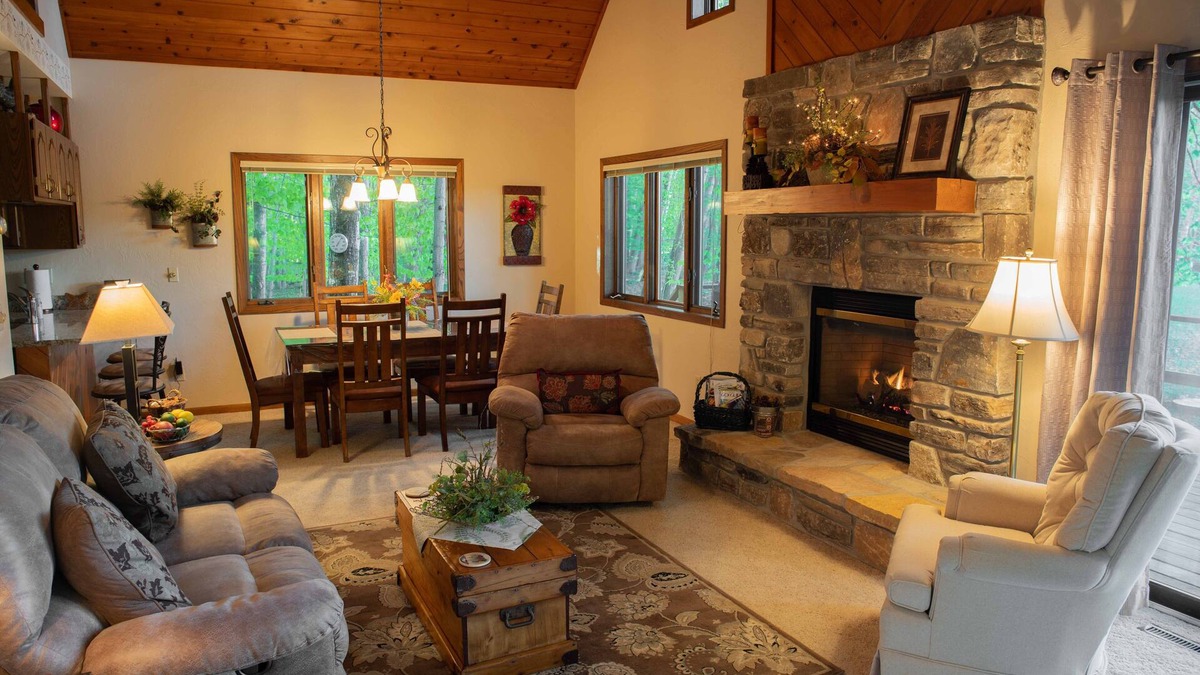 Baileys Harbor Ski Chalet | Peace And Tranquility Setting In The Woods!