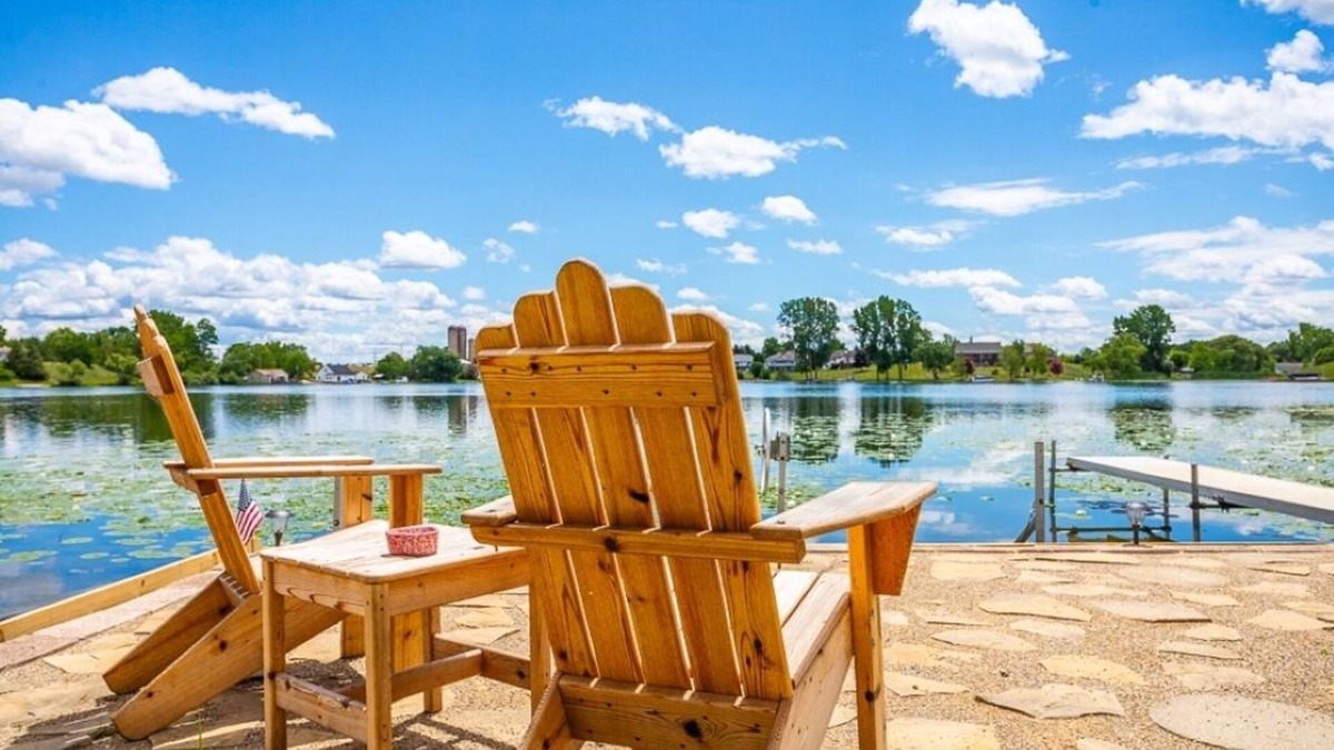 Brooklyn House | Peace & Tranquility on Private Stony Lake in the Irish Hills of Michigan.
