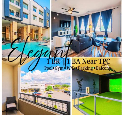North Scottsdale Apartment | Peaceful 1BR Kierland Common, TPC Golf, Pool, Gym, W-D