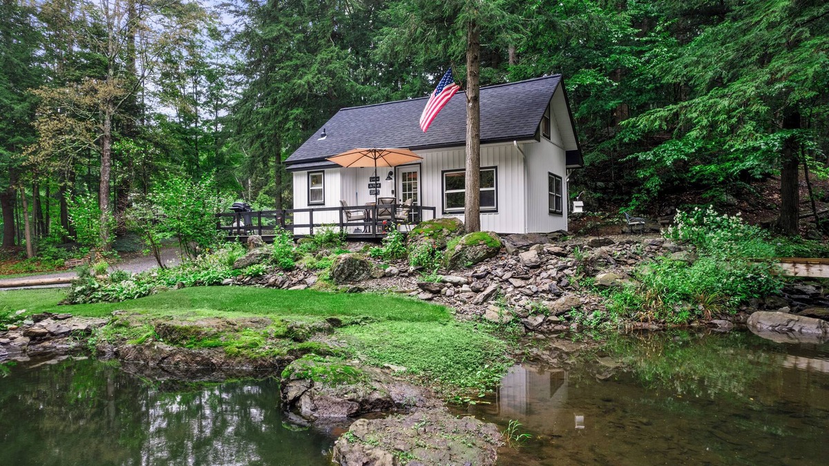 Granville Cottage | Peaceful 2-bedroom, 1-bath cottage with private waterfall on a spring fed creek.