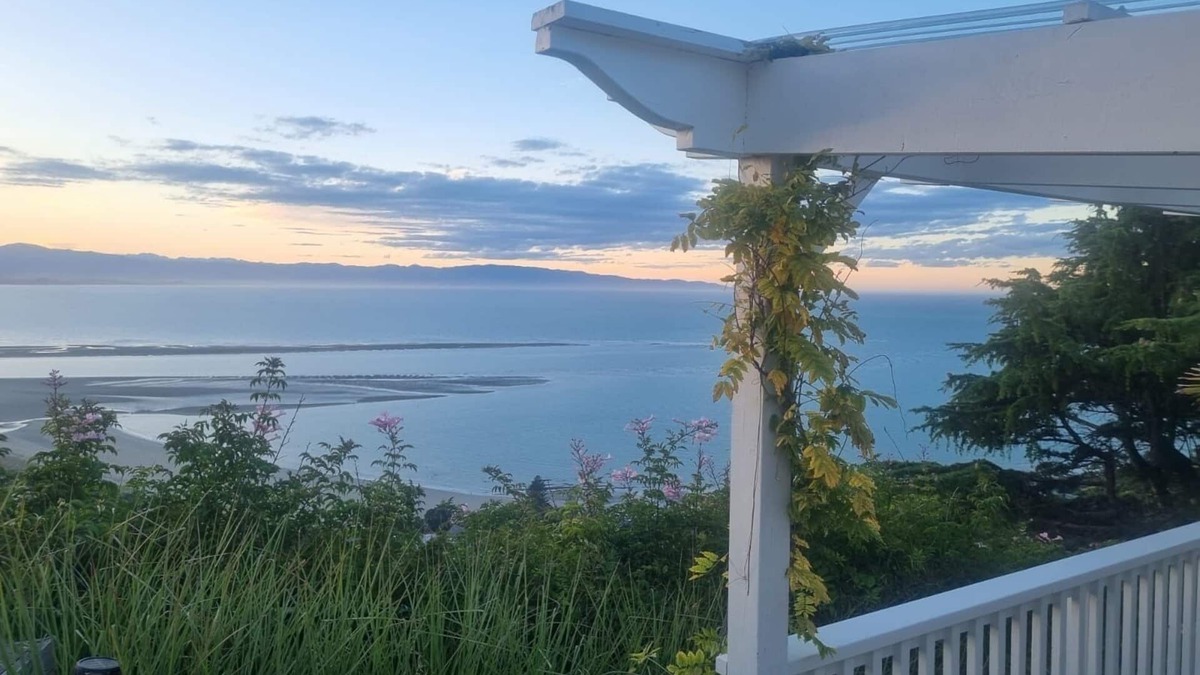 Britannia Heights Apartment | Peaceful and warm and cosy with beautiful sea views in the heart of Nelson