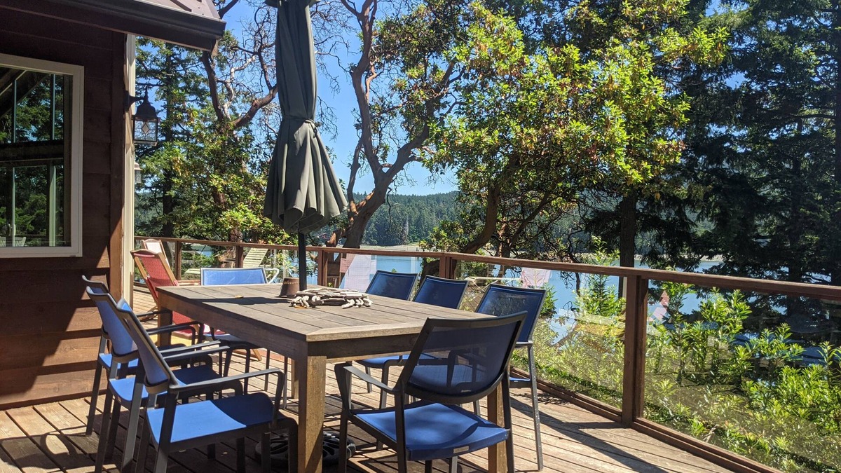 Roche Harbor House | Peaceful Bayside Home the Woods - Sleeps 6 people, 8 max.