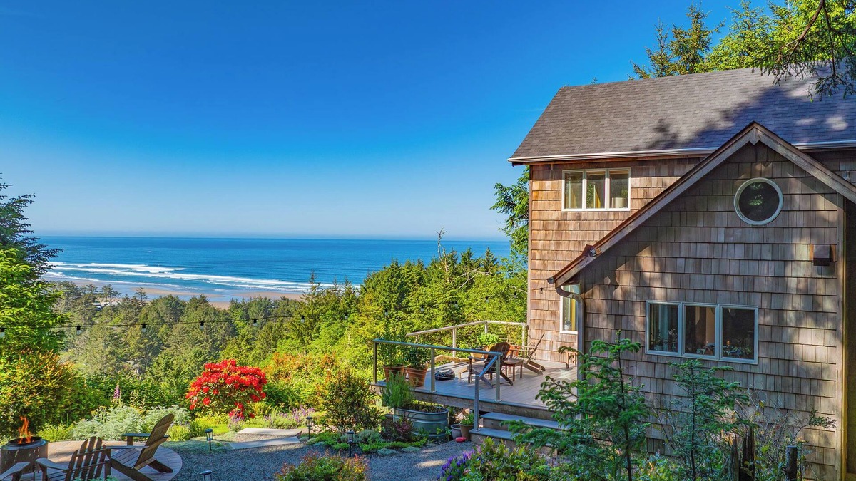 Cannon Beach House | Peaceful Cannon Beach Home with views of Haystack Rock