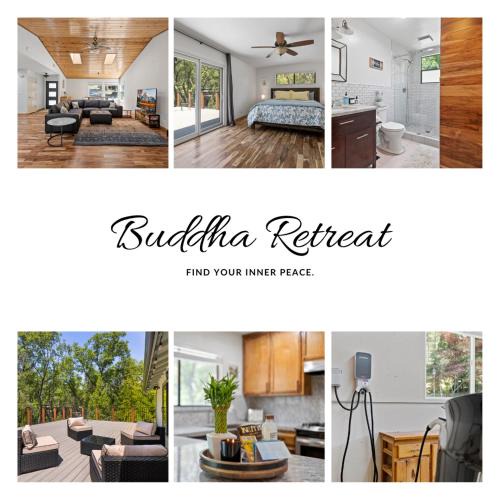 Groveland House | Peaceful Creekside Buddha Retreat
