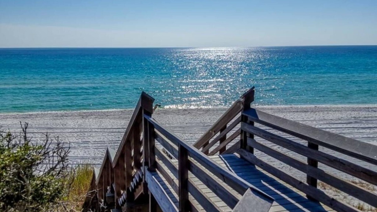 Seagrove Beach House | Peaceful Easy Living, - just 3 blocks to the beach and a short walk to Seaside.