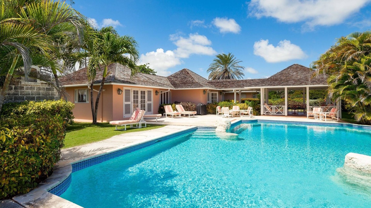 Long Bay Villa | Peaceful family getaway in tropical gardens steps away from beach. WiFi; AC; BBQ