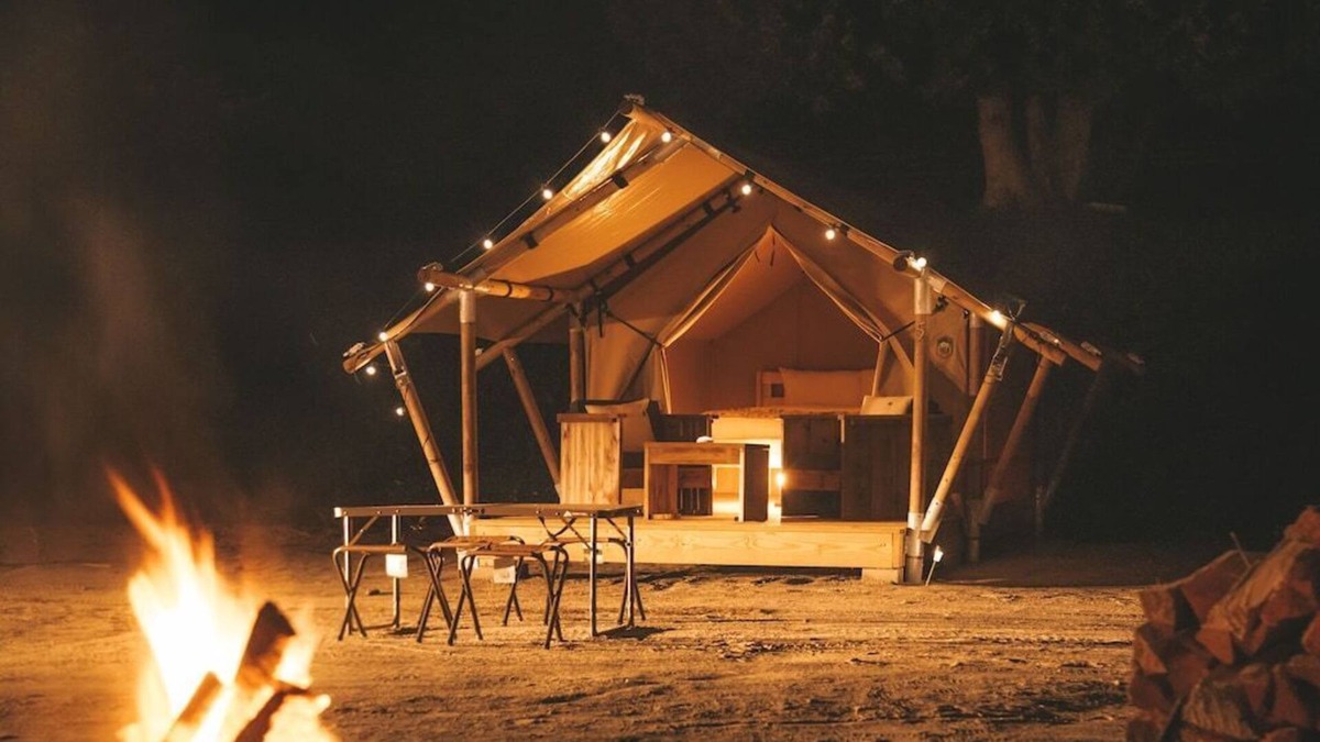 Lake George Resort | Peaceful Glamping Tent near Adirondack Mountains