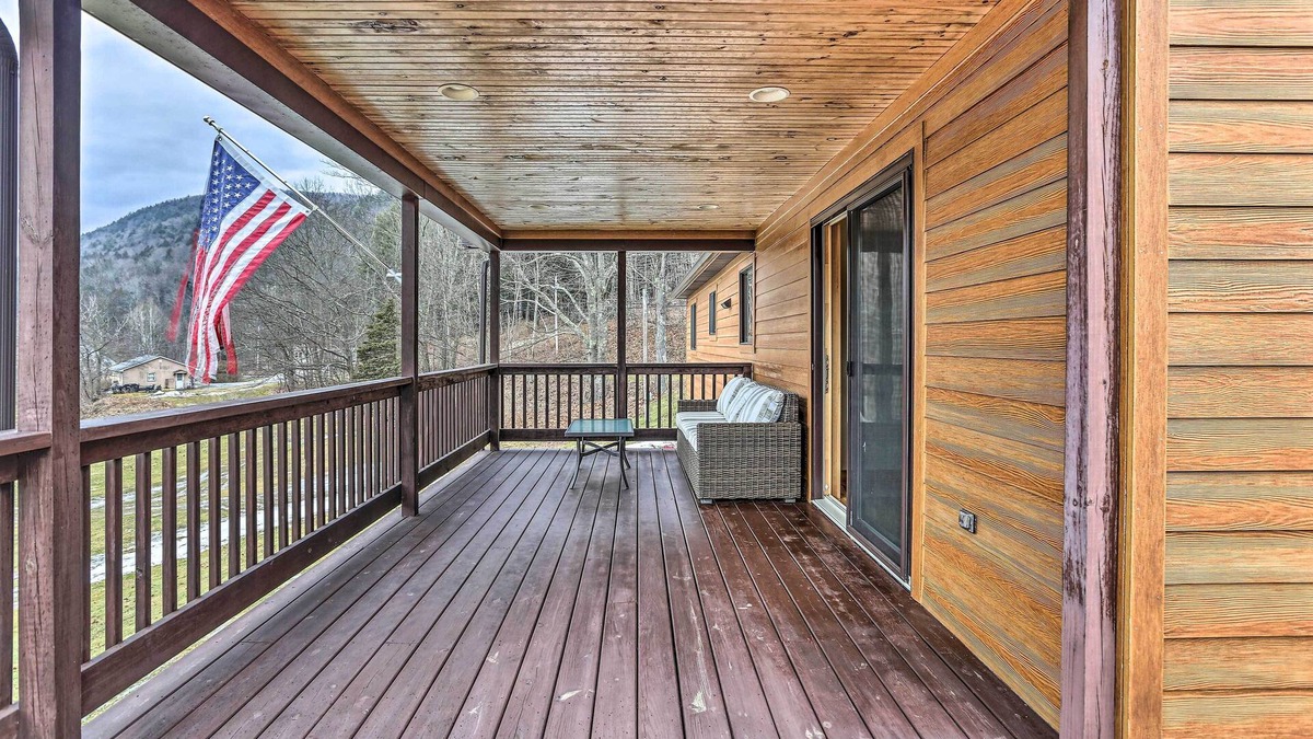Hancock House | Peaceful Hancock Home w/Patio, Deck & Grill!
