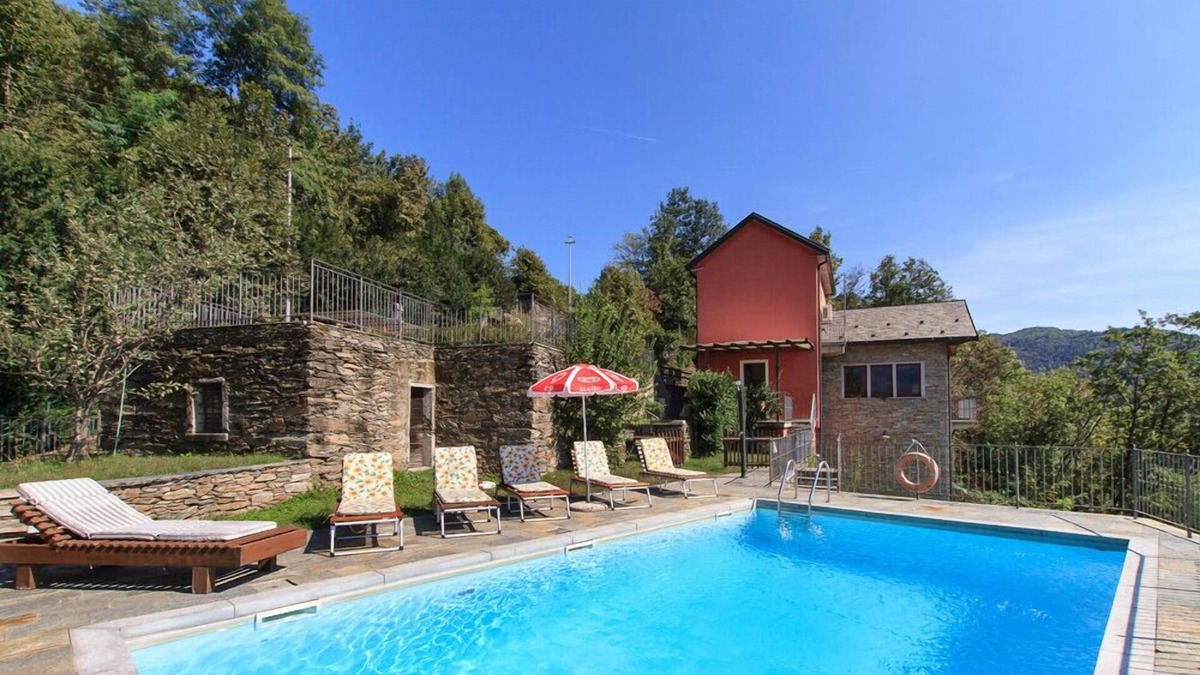 Comero Villa | Peaceful hillside villa with pool overlooking Lake Maggiore! - Villa Bernardino
