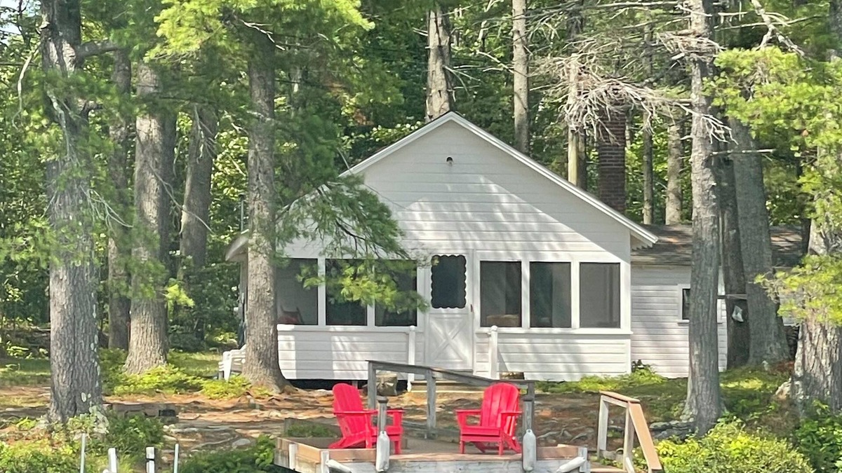 West Newfield Cabin | Peaceful Lakefront Retreat with Views