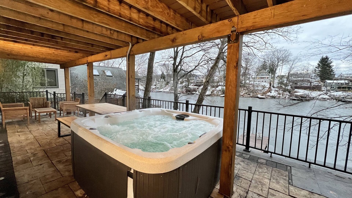 Hopatcong Villa | Peaceful LakeHouse w/Spa, Lake Views/Access, and Game Room