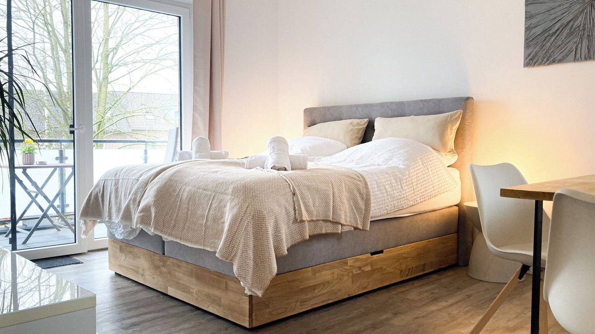 Elten Apartment | Pearls: Stilvolle Neubauwohnung am Niederrhein - Nahe Ruhrgebiet/holland