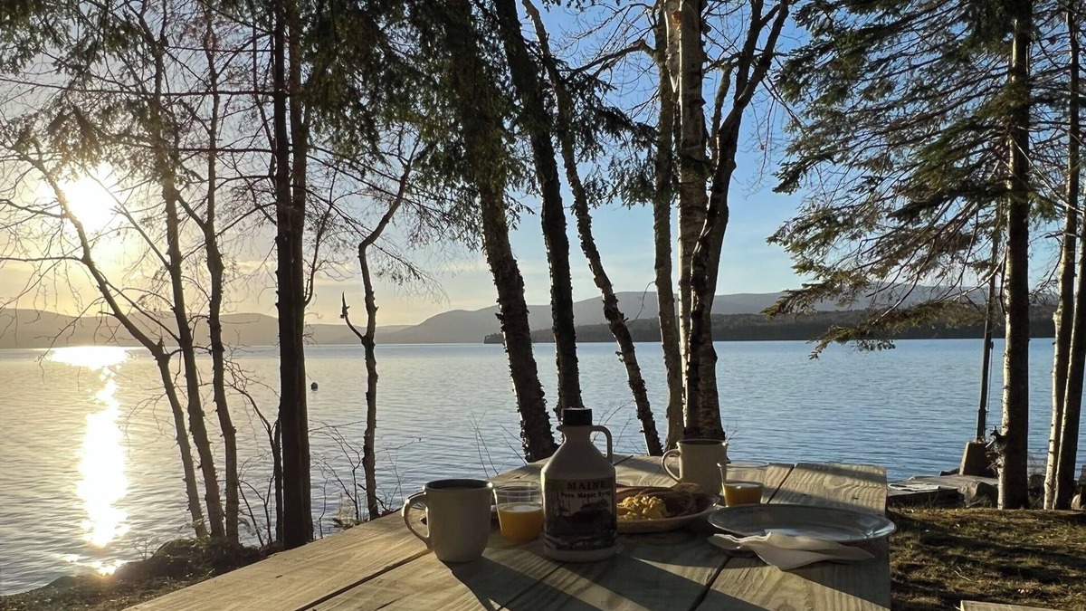 Rangeley Plantation House | Pebble Cove - private lakefront on Mooselookmeguntic Lake