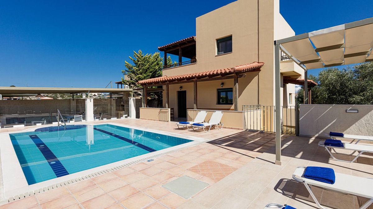 Geropotamos Villa | Pelagia Villa, Serene Country Escape - Walking distance to taverna & supermarket