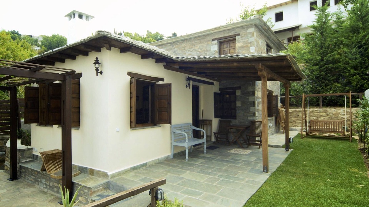 South Pelion Villa | PELION HOMES | STONE HOUSE charming villa with amazing view for 2-4 guests